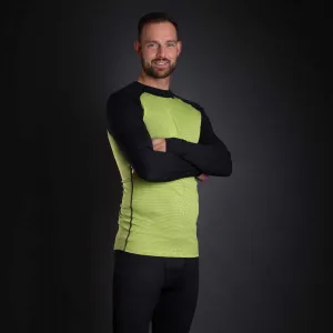 PROGRESS MICROSENSE LS-M Pánske funkčné tričko, zelená, veľkosť