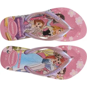 HAVAIANAS KIDS SLIM PRINCESS Dievčenské žabky, ružová, veľkosť 33/34