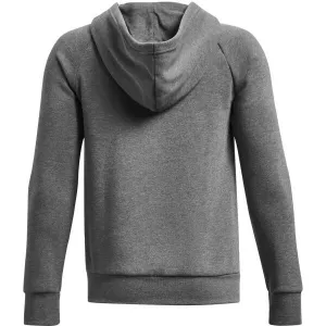 Under Armour RIVAL FLEECE FZ HOODIE Chlapčenská mikina, sivá, veľkosť
