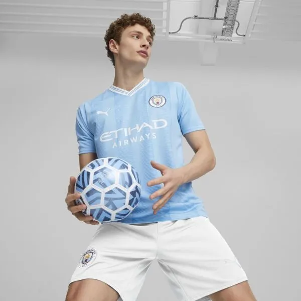 Puma MANCHESTER CITY FC HOME JERSEY Pánsky futbalový dres, svetlomodrá, veľkosť
