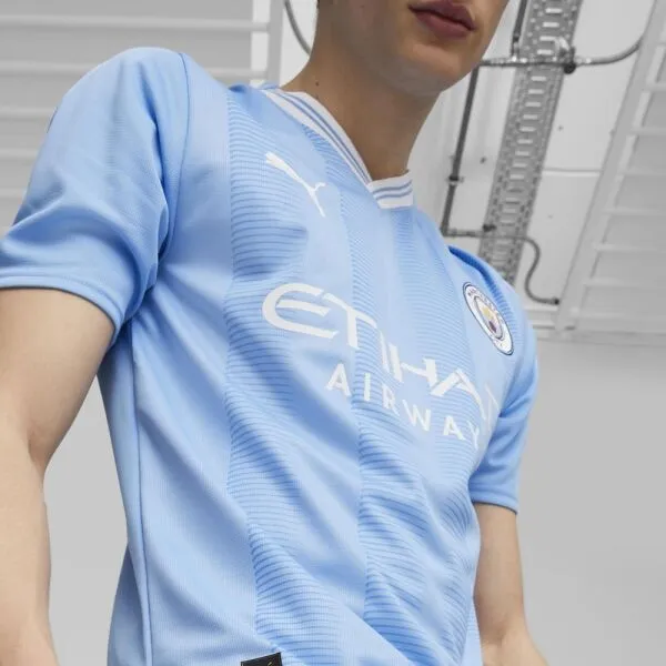 Puma MANCHESTER CITY FC HOME JERSEY Pánsky futbalový dres, svetlomodrá, veľkosť