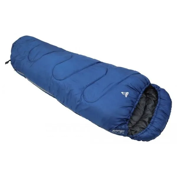 Vango ATLAS JUNIOR Spací vak, modrá, veľkosť 145 cm - ľavý zips