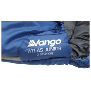 Vango ATLAS JUNIOR Spací vak, modrá, veľkosť 145 cm - ľavý zips
