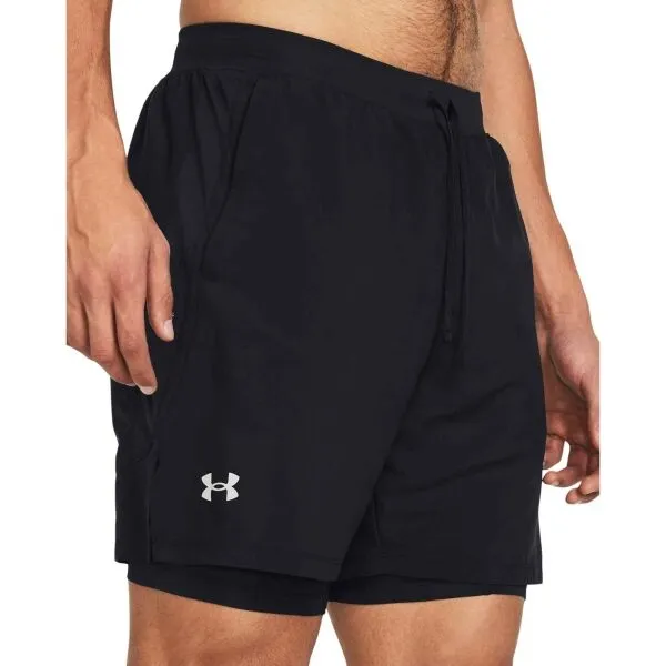 Under Armour LAUNCH 7'' Pánske kraťasy, čierna, veľkosť S