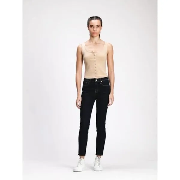 GAP SKINNY Dámske džínsy, tmavo modrá, veľkosť