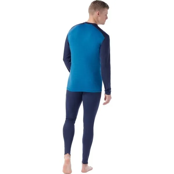 Smartwool M CLASSIC THERMAL MERINO BL CREW BOXED Pánske tričko, modrá, veľkosť
