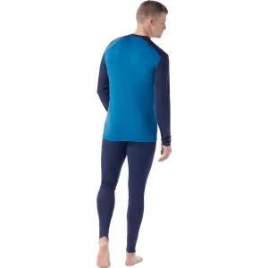 Smartwool M CLASSIC THERMAL MERINO BL CREW BOXED Pánske tričko, modrá, veľkosť