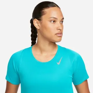 Nike DF RACE TOP SS W Dámske bežecké tričko, tyrkysová, veľkosť