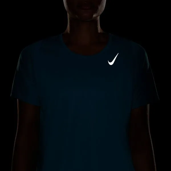 Nike DF RACE TOP SS W Dámske bežecké tričko, tyrkysová, veľkosť