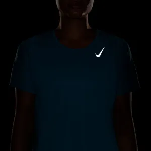 Nike DF RACE TOP SS W Dámske bežecké tričko, tyrkysová, veľkosť