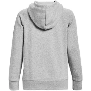 Under Armour RIVAL FLEECE HOODIE Dámska mikina, sivá, veľkosť