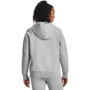 Under Armour RIVAL FLEECE HOODIE Dámska mikina, sivá, veľkosť
