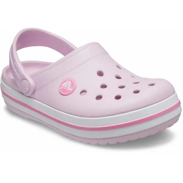 Crocs CROCBAND CLOG K Detská nazúvacia obuv, ružová, veľkosť 29/30