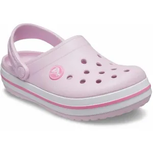 Crocs CROCBAND CLOG K Detská nazúvacia obuv, ružová, veľkosť 29/30