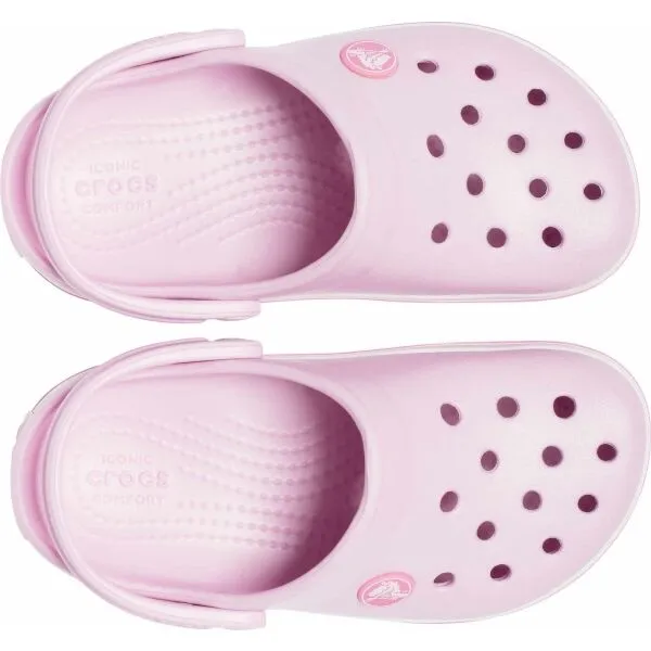 Crocs CROCBAND CLOG K Detská nazúvacia obuv, ružová, veľkosť 29/30