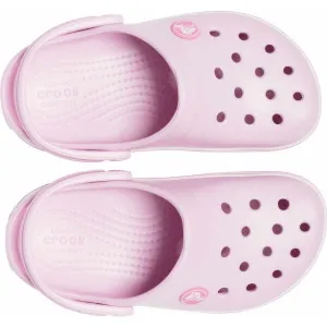 Crocs CROCBAND CLOG K Detská nazúvacia obuv, ružová, veľkosť 29/30
