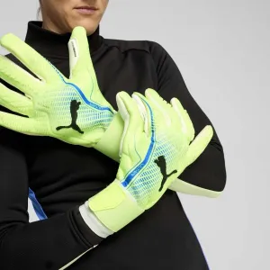 Puma ULTRA ULTIMATE HYBRID Pánske brankárske rukavice, žltá, veľkosť