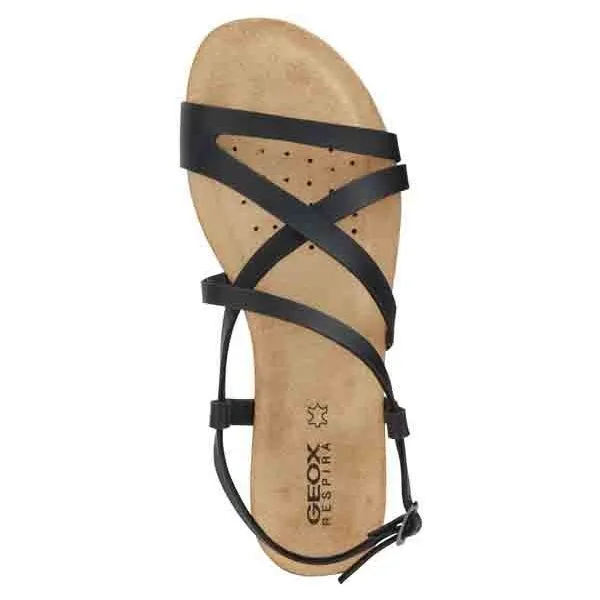 Geox BRIONIA LOW Dámske sandále, čierna, veľkosť