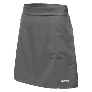Hi-Tec LADY TOMANO Dámska outdoorová sukňa, tmavo sivá, veľkosť