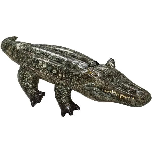 Bestway REALISTIC REPTILE RIDE-ON Nafukovací krokodíl, khaki, veľkosť