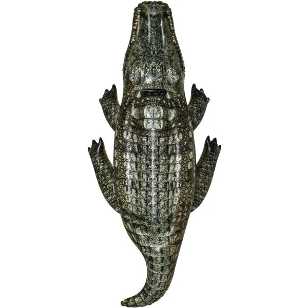 Bestway REALISTIC REPTILE RIDE-ON Nafukovací krokodíl, khaki, veľkosť