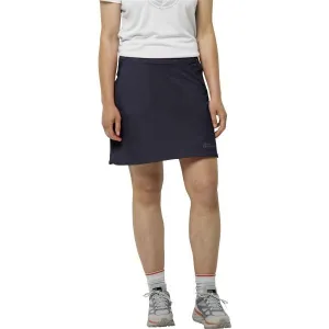 Jack Wolfskin HILLTOP TRAIL SKORT W Dámska softshellová sukňa, tmavo sivá, veľkosť