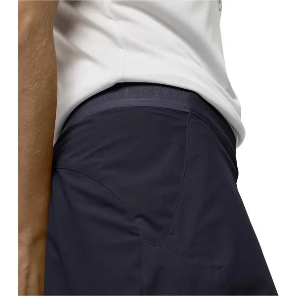 Jack Wolfskin HILLTOP TRAIL SKORT W Dámska softshellová sukňa, tmavo sivá, veľkosť