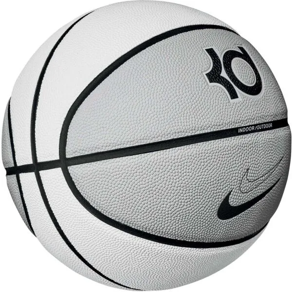 Nike ALL COURT 8P K DURANT DEFLATED Basketbalová lopta, biela, veľkosť