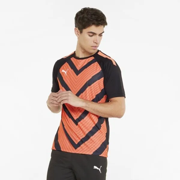 Puma TEAMLIGA GRAPHIC JERSEY Pánske futbalové tričko, čierna, veľkosť