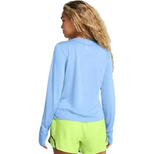 Dámske tréningové tričko s dlhým rukávom UNDER ARMOUR UA Launch Longsleeve - BLU