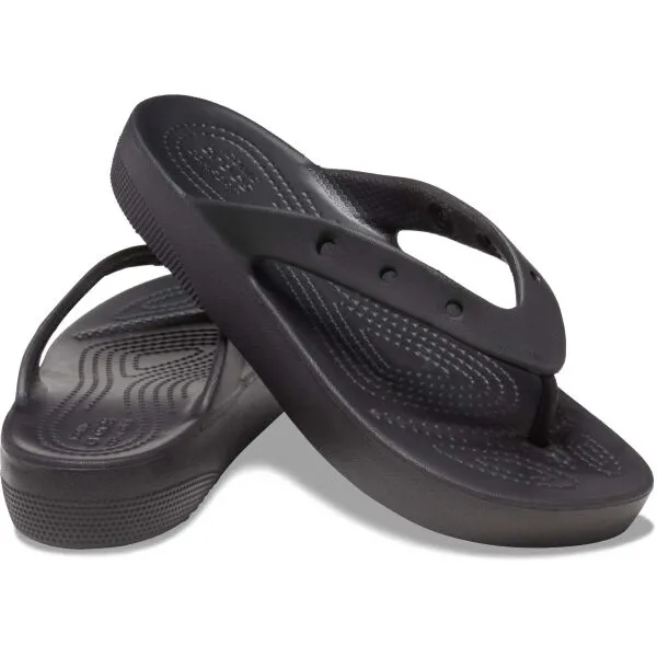 Dámske žabky (plážová obuv) CROCS Classic Platform Flip W black