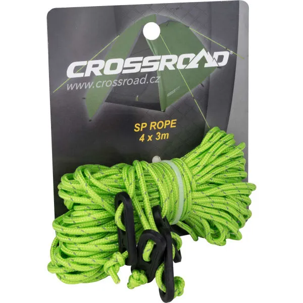 Crossroad SP ROPE Náhradné šnúry ku stanom, zelená, veľkosť