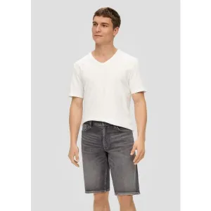 s.Oliver RL DENIM TROUSERS Pánske šortky, tmavo sivá, veľkosť