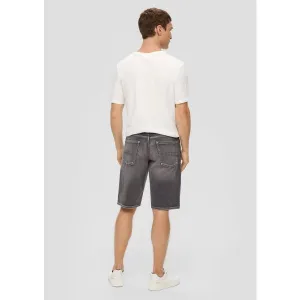 s.Oliver RL DENIM TROUSERS Pánske šortky, tmavo sivá, veľkosť