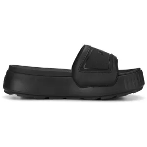 Puma KARMEN SLIDE Dámske šľapky, čierna, veľkosť 39