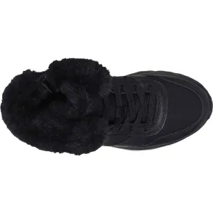 Skechers UNO LITE - COMFURT COLLAR Dievčenská zimná obuv, čierna, veľkosť