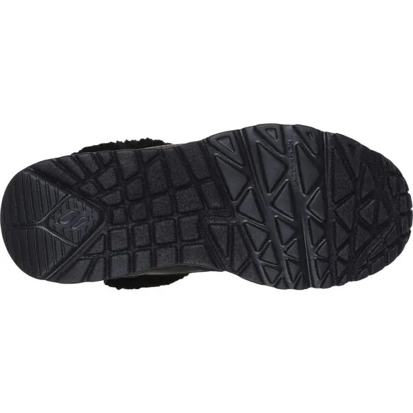 Skechers UNO LITE - COMFURT COLLAR Dievčenská zimná obuv, čierna, veľkosť