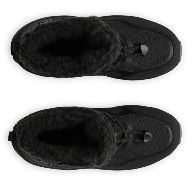 Jack Wolfskin VOJO SHELL XT TEXAPORE MID K Detská zimná obuv, čierna, veľkosť