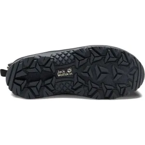 Jack Wolfskin VOJO SHELL XT TEXAPORE MID K Detská zimná obuv, čierna, veľkosť