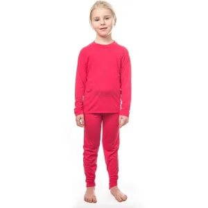 Termo pradlo detske Sensor Merino Air Set Tee LS + Underpants - magenta
