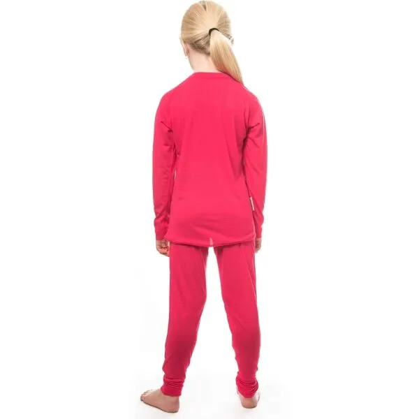 Termo pradlo detske Sensor Merino Air Set Tee LS + Underpants - magenta