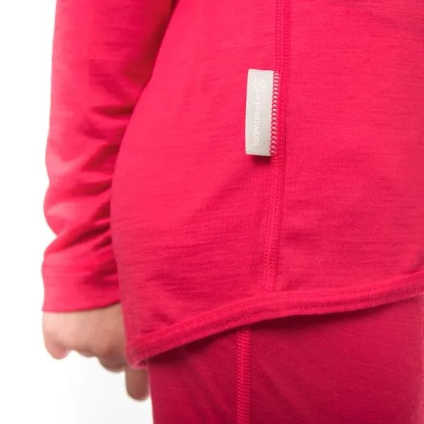 Termo pradlo detske Sensor Merino Air Set Tee LS + Underpants - magenta
