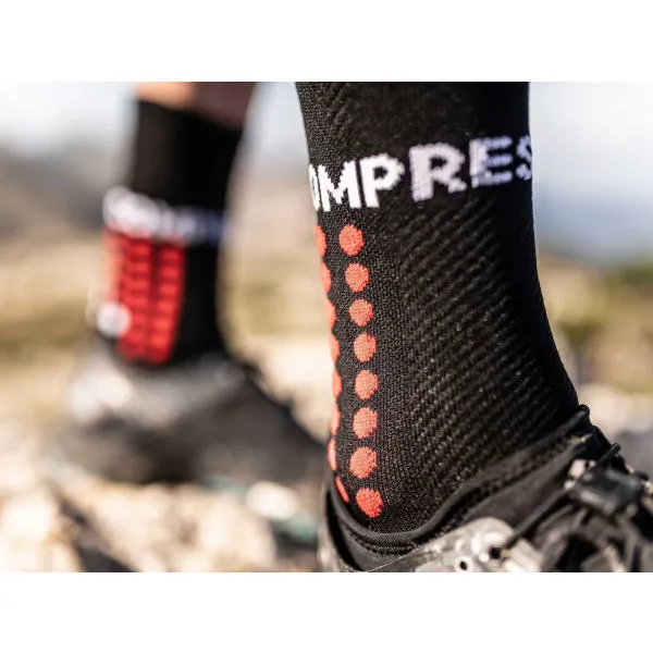 Bežecké ponožky Compressport Ultra Trail Socks - black
