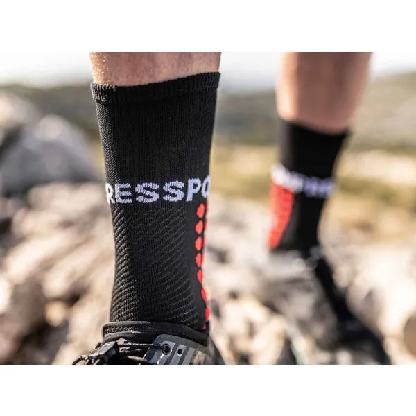 Bežecké ponožky Compressport Ultra Trail Socks - black