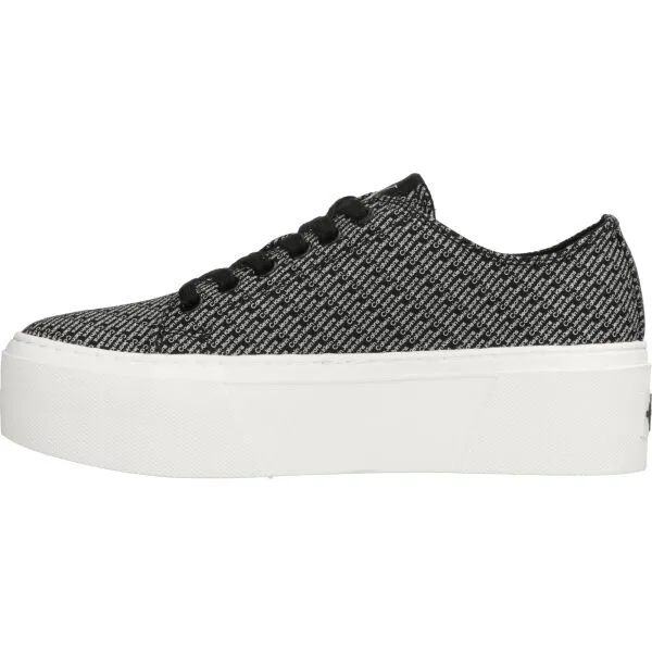 Calvin Klein FLATFORM+ CUPSOLE LOW LACE Dámske tenisky, čierna, veľkosť