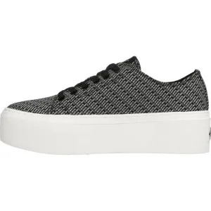Calvin Klein FLATFORM+ CUPSOLE LOW LACE Dámske tenisky, čierna, veľkosť