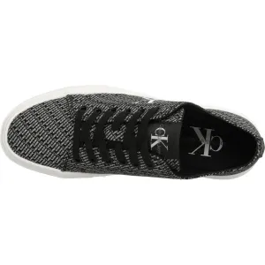 Calvin Klein FLATFORM+ CUPSOLE LOW LACE Dámske tenisky, čierna, veľkosť