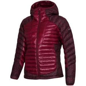 Columbia LABYRINTH LOOP HOODED JACKET Dámska bunda, vínová, veľkosť