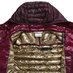 Columbia LABYRINTH LOOP HOODED JACKET Dámska bunda, vínová, veľkosť