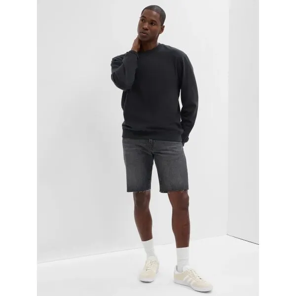 GAP V-STRAIGHT DENIM Pánske šortky, čierna, veľkosť